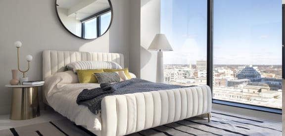Modern bed in 220 Meridian Bedroom