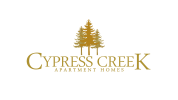 the logo for cypress creek apartment homes