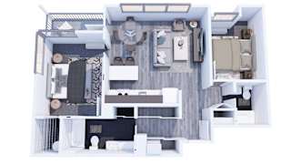 Range Apartments 2x2 C Floor Plan