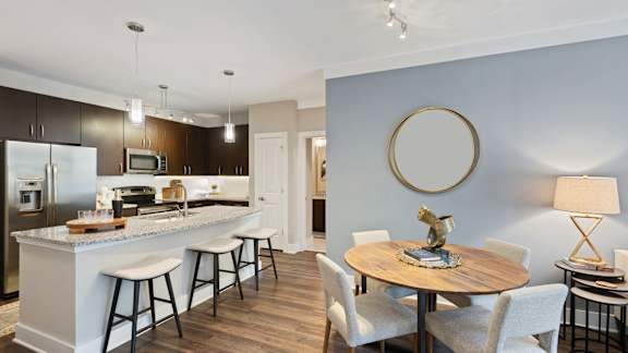Raleigh, NC Apartments for rent -  Marshall Park Fully equipped kitchen with granite countertops