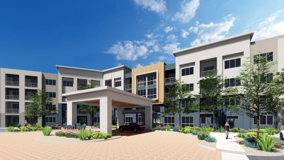 Exterior Building at Casa Azure 55+ Apartments, Arizona, 85035