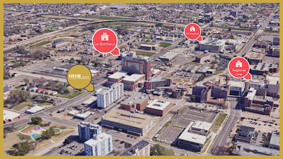 Location for Match Day at Iris Luxury Apartments in Memphis, TN