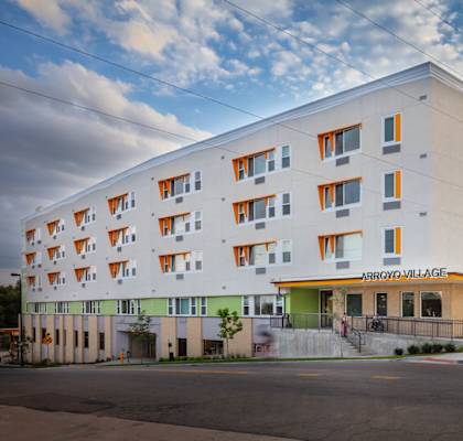 Property Exterior at Arroyo Village Apartments, Denver