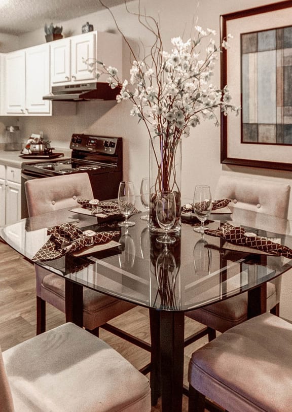 Dining Area at University Village Apartments, Colorado Springs, CO