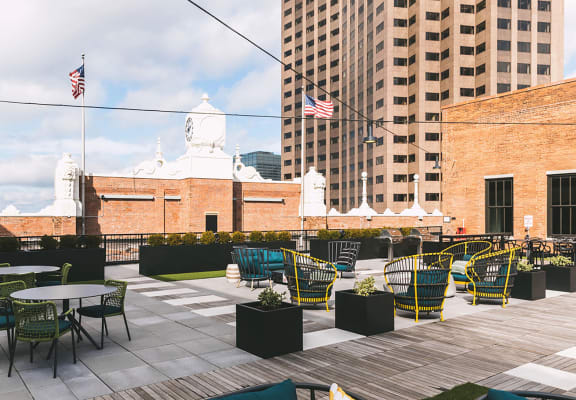 Rooftop Lounge at The May, Cleveland, Ohio