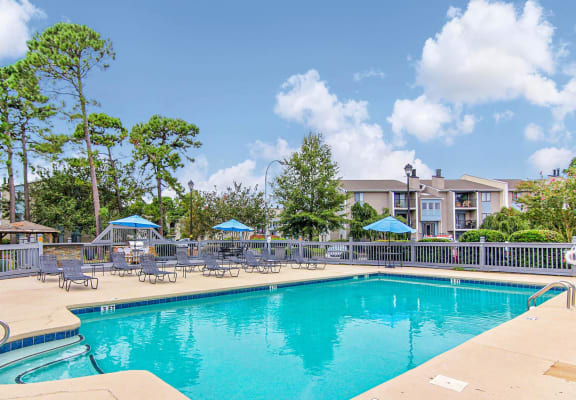 Resort Inspired Pool and Deck at Crosswinds Apartments, Wilmington