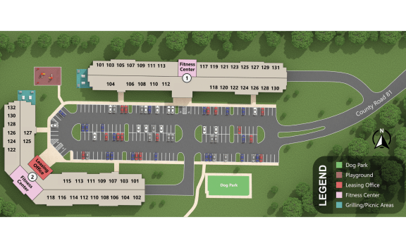 Vincent Woods - Site Map