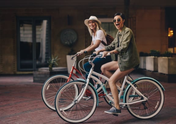 Biking at The Hendrix, Atlanta, GA, 30329