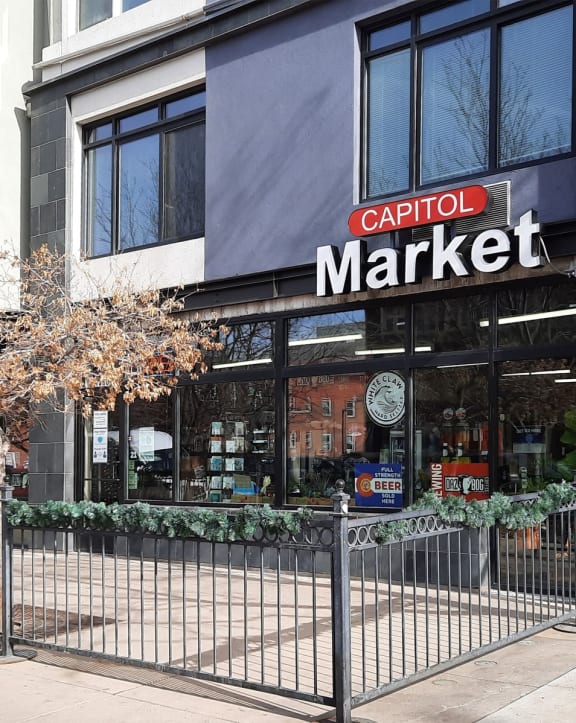 The Residences at Capitol Heights in Denver, CO Exterior and Capitol Market Store