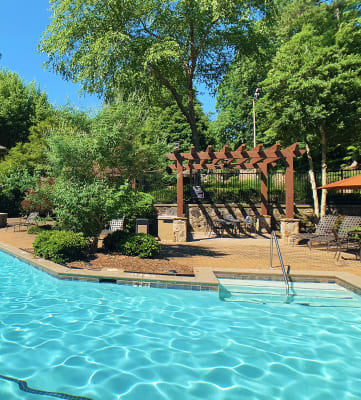 Relaxing Swimming Pool at Park Trace Apartments in Norcross, GA 30092