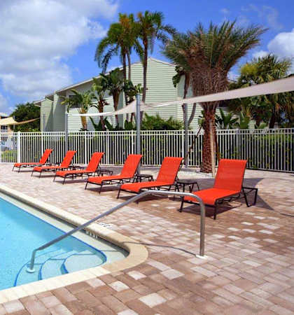 Sparkling Outdoor Pool at Coral Club Apartments in Bradenton, FL
