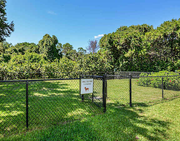 Small Dog Park at Bay Club Apartments in Bradenton, FL