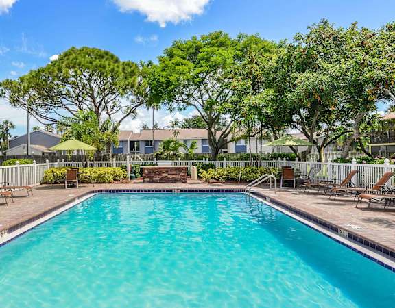 Invigorating Swimming Pool at Bay Club Apartments in Bradenton, FL