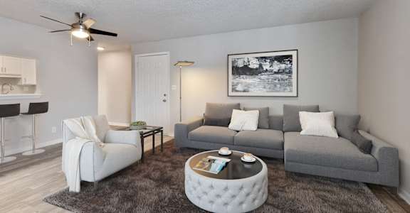 living room  at Eastwood Crossings in Kansas City, Missouri