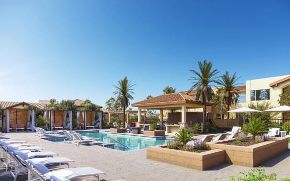 Pool at The Safford, Marana Arizona