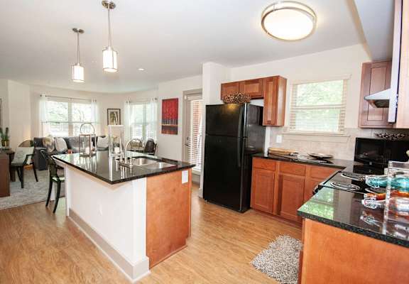 Modern, luxury appliances at Centennial Place in Atlanta,Georgia