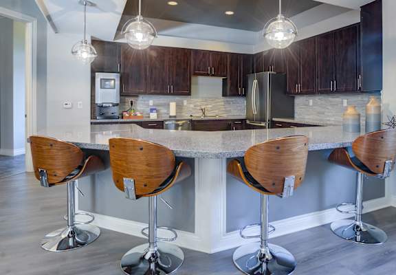 kitchen counter at Residence at Midland, Midland
