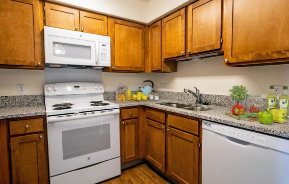 Kitchen at RiverEast, Council Bluffs Iowa