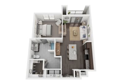 A2 Floor Plan at North Creek, Hutto