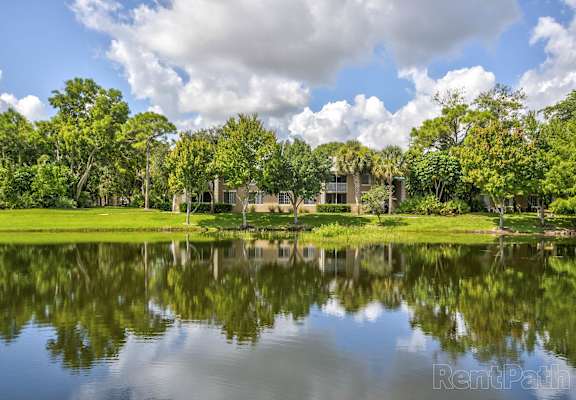 Lake With Lush Natural Surrounding at Heritage Cove, Florida 34997