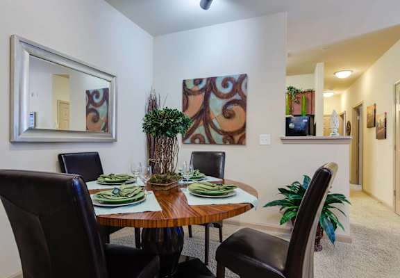 Open dining area at Ashley ollegetown in Atlanta, Georgia