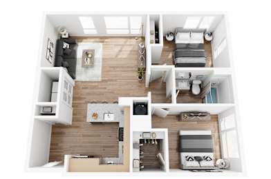 2 bed 2 bath D at SPARK Apartments, Salt Lake CIty, UT, 84116