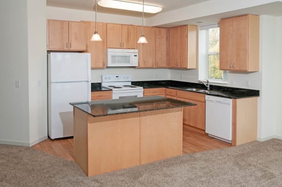 Kitchen at The Cavanagh 55+ Apartments, Minnesota