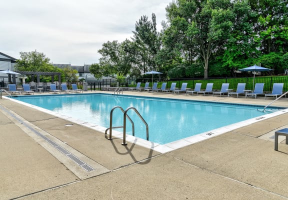Spacious and Sparkling Swimming Pool at The Villas at Northstar Apartments, Michigan
