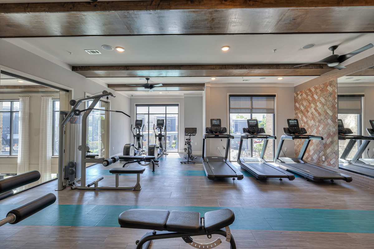 Vintage 1857 Apartments fitness center equipment - Antioch, TN