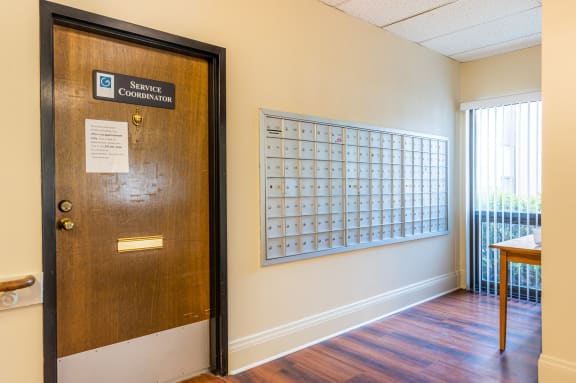 Lobby at Spruce Village Apartments