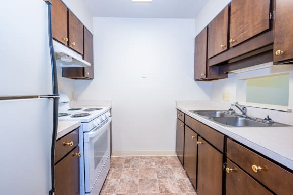 Apartment Kitchen at Spruce Village Apartments