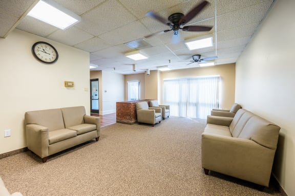 Lobby at Spruce Village Apartments