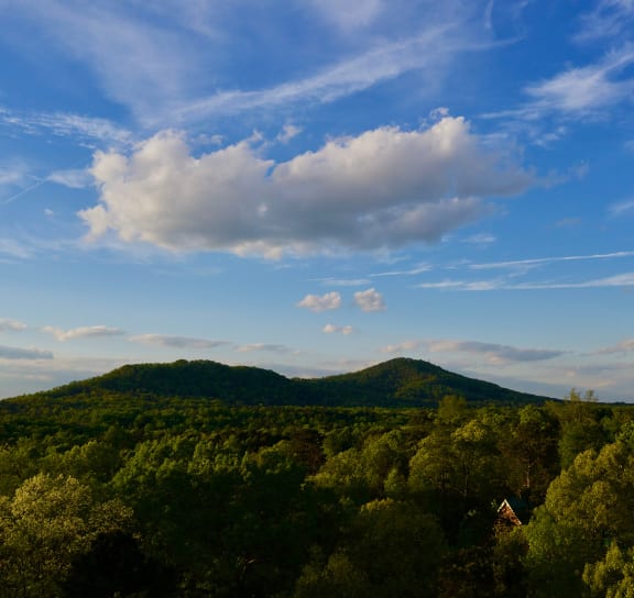 the view from the top of the hill at The Legacy at Walton Kennesaw Mountain, Kennesaw, 30152