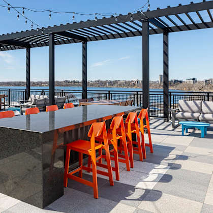 Pergola at The Venue on Knox Apartments, Minneapolis