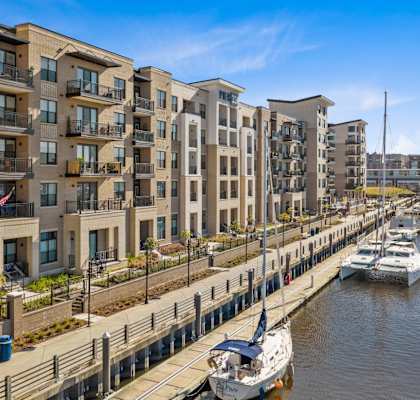 Exterior  Pier 33 Apartments in Wilmington NC