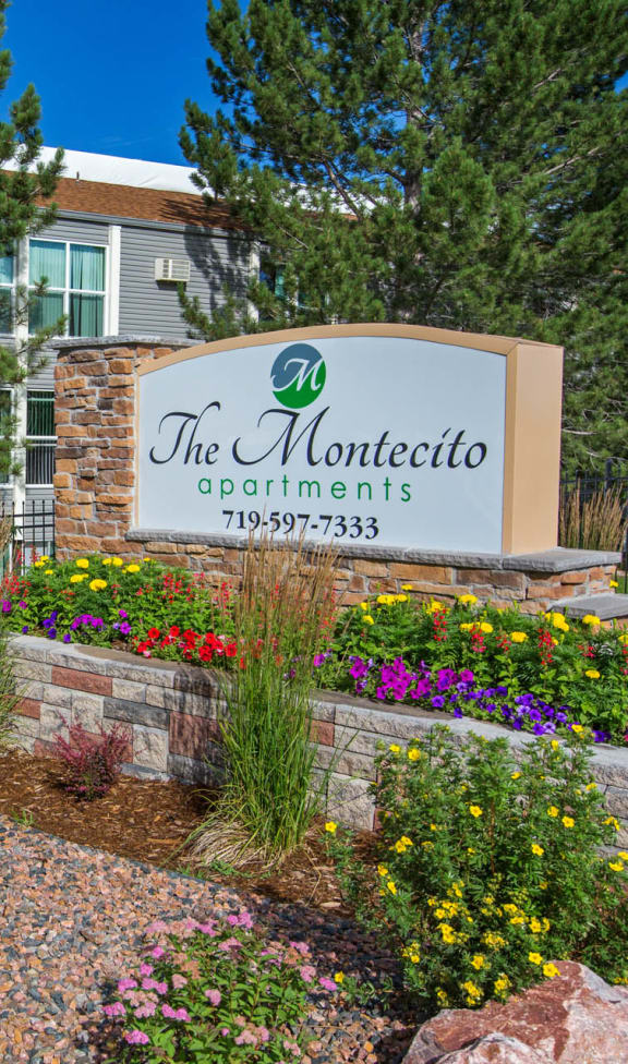 Entry Signage at The Montecito, Colorado Springs