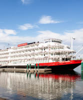 American Express Boat Docked at Dock