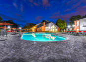 Thumbnail 10 of 25 - Evening Pool Image at Waterford Place, Louisville, KY
