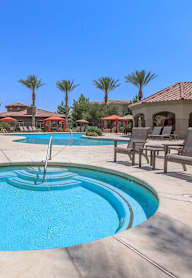 Pool view from top at The Fairways by Picerne, Nevada, 89141