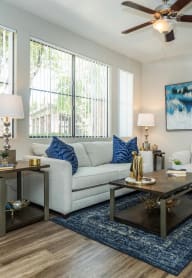 Center table and sofa at The Paseo by Picerne, Goodyear, 85395