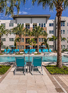 Swimming Pool at Lyra Luxury Apartments in Sarasota, FL