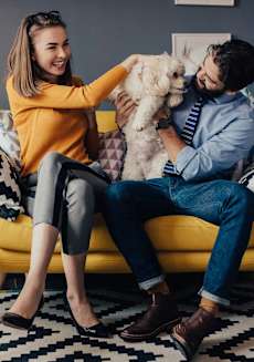 Lincoln Property Company Family With Pet