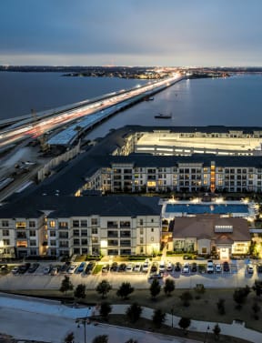 Residents Kayaking in Nearby Lake at Reveal at Bayside in Rowlett TX