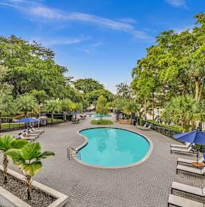 our apartments have a large pool for residents to enjoy