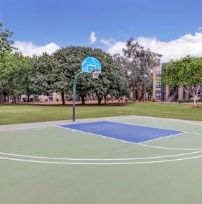 Riverwalk Luxury Apartments in Tucson, Arizona Basketball Court