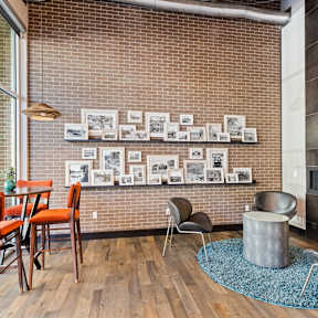 Venue on 16th Apartments in Denver, Colorado Lounge with Fireplace