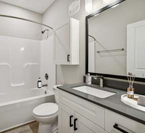 Bathroom with Modern Finishes