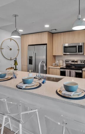 Kitchen at Altis Blue Lake Apartments in Lake Worth, FL