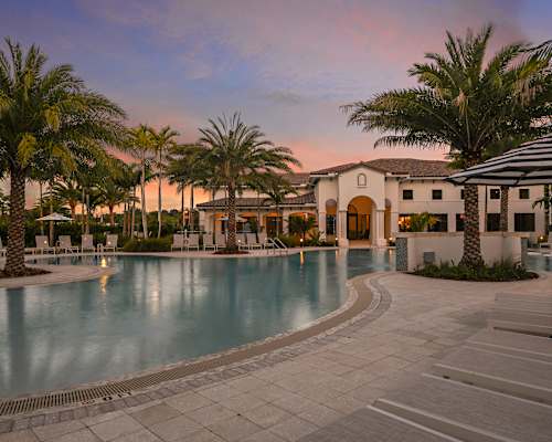Resort-Style Pool at Boca Vue Luxury Apartments in Boca Raton FL