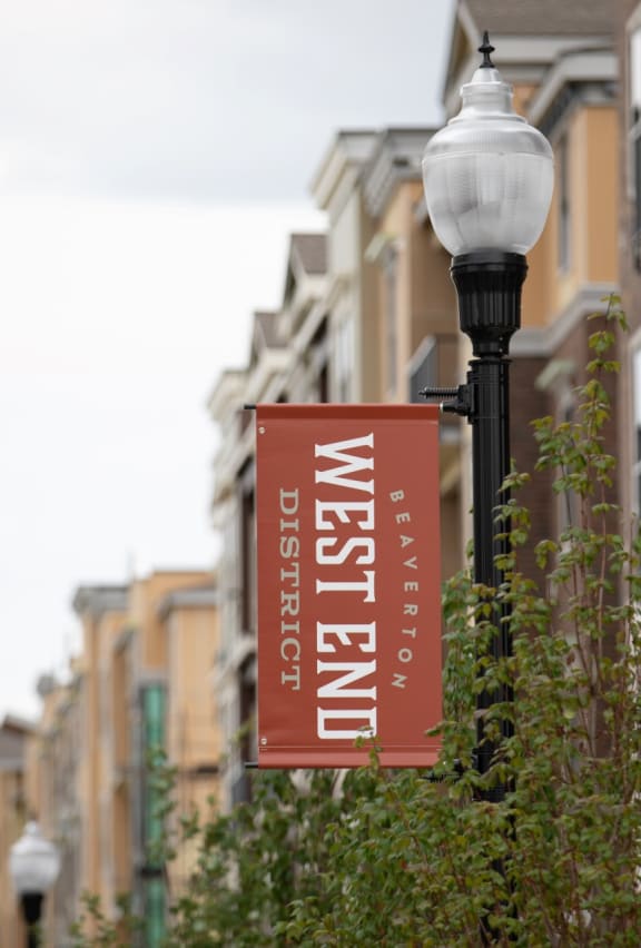 West End District Street Sign